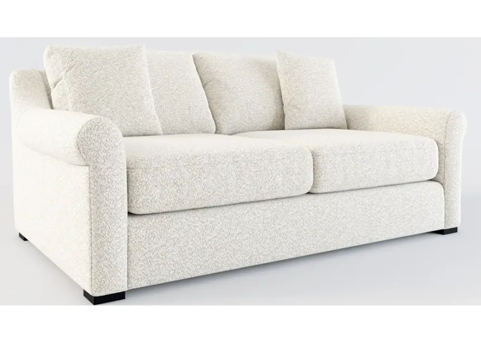 Bowery Foam Comfort 77" Sofa - Muse Stone