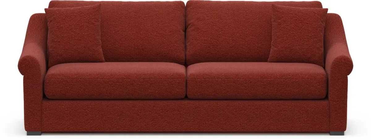 Bowery Foam Comfort 97" Sofa - Bloke Brick