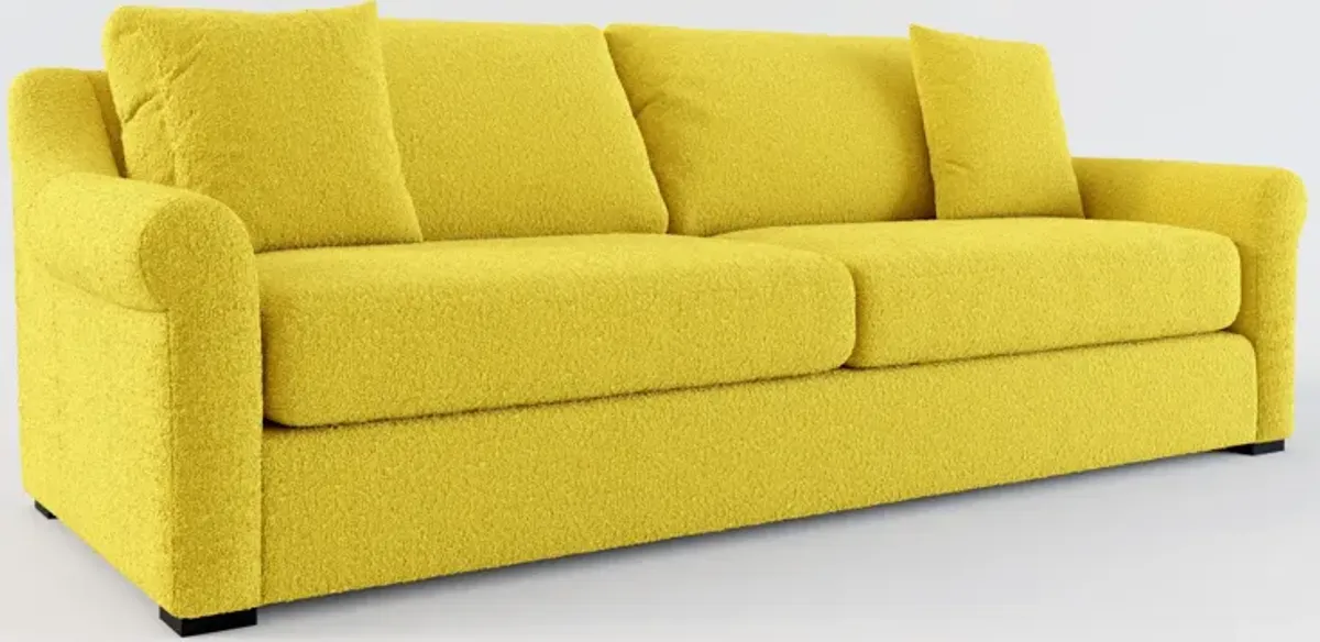 Bowery Foam Comfort 97" Sofa - Bloke Goldenrod