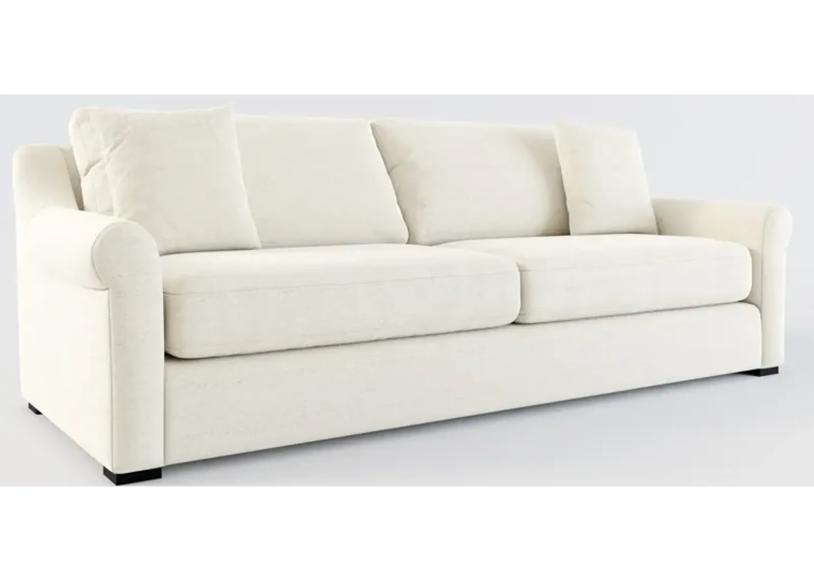 Bowery Foam Comfort 97" Sofa - Curious Pearl