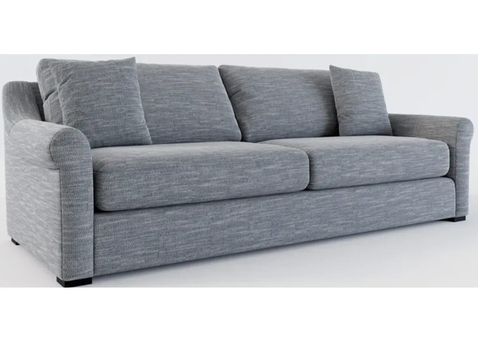 Bowery Foam Comfort 97" Sofa - Dudley Indigo