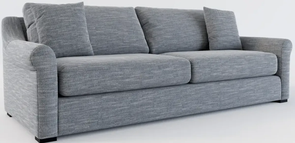 Bowery Foam Comfort 97" Sofa - Dudley Indigo