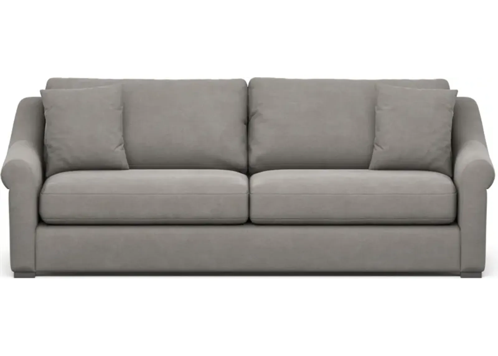 Bowery Foam Comfort 97" Sofa - Abington Fog