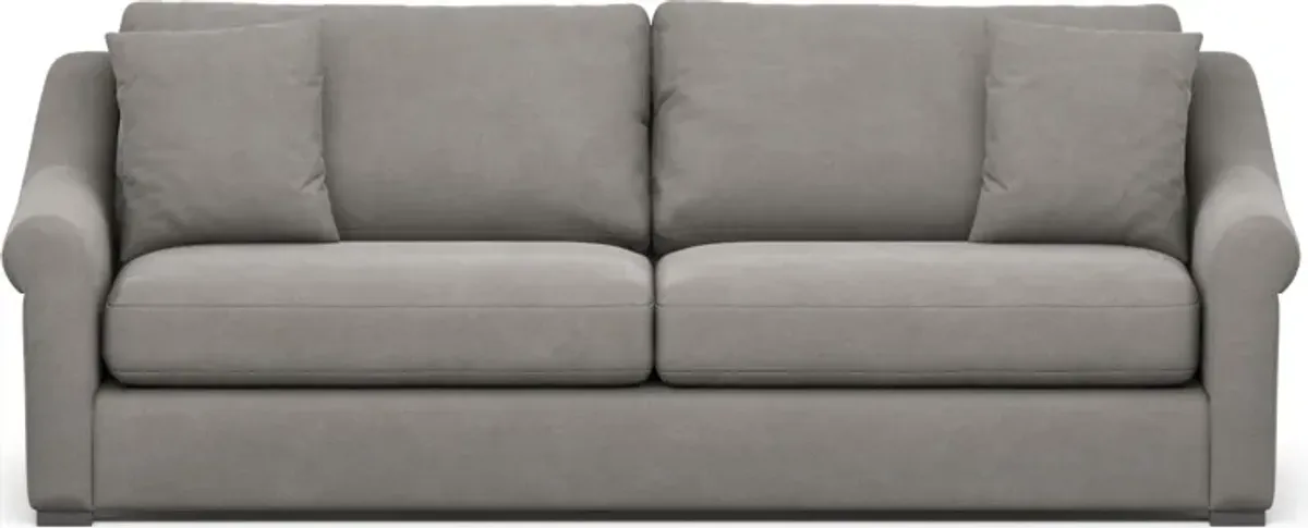 Bowery Foam Comfort 97" Sofa - Abington Fog