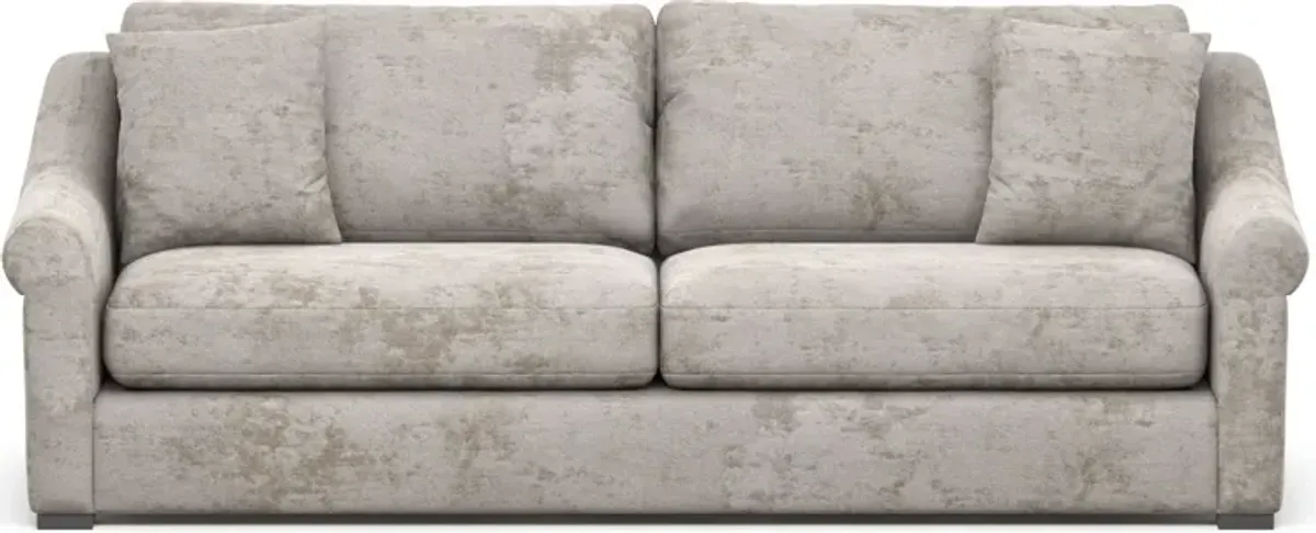 Bowery Foam Comfort 97" Sofa - Hearth Cement