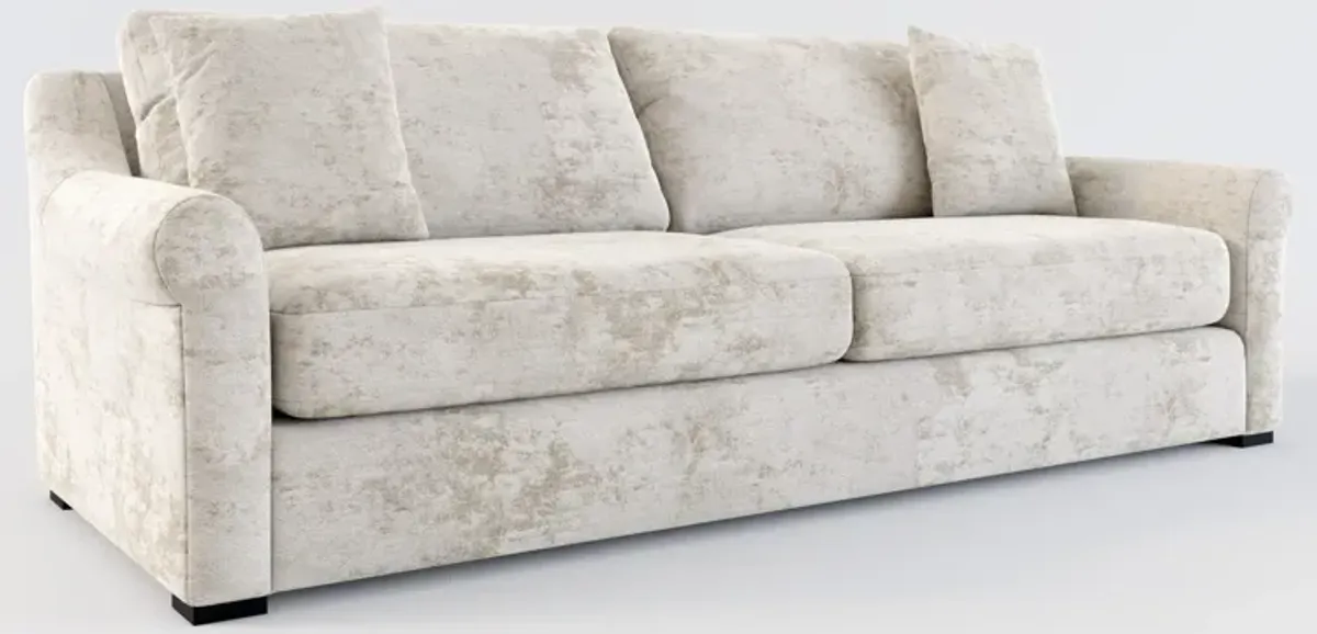 Bowery Foam Comfort 97" Sofa - Hearth Cement