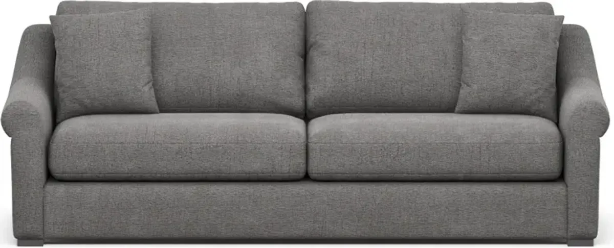 Bowery Foam Comfort 97" Sofa - Living Large Charcoal