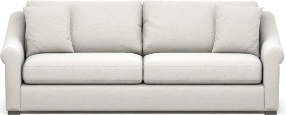 Bowery Foam Comfort 97" Sofa - Living Large White