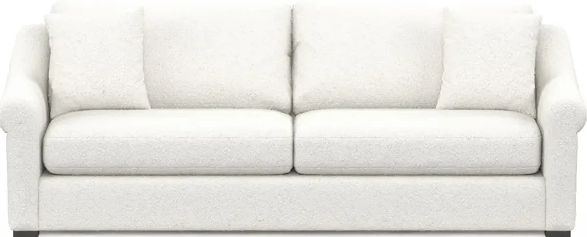 Bowery Foam Comfort 97" Sofa - Bloke Snow