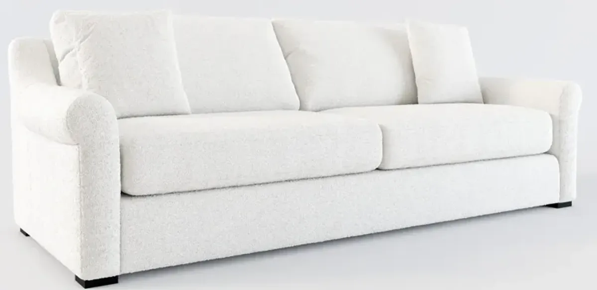 Bowery Foam Comfort 97" Sofa - Bloke Snow