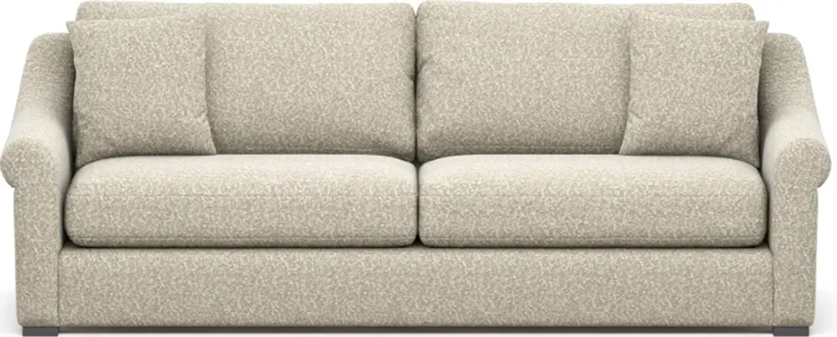 Bowery Foam Comfort 97" Sofa - Bloke Cotton