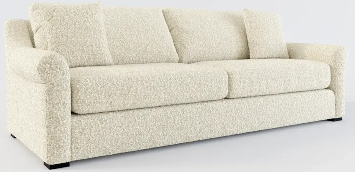 Bowery Foam Comfort 97" Sofa - Bloke Cotton