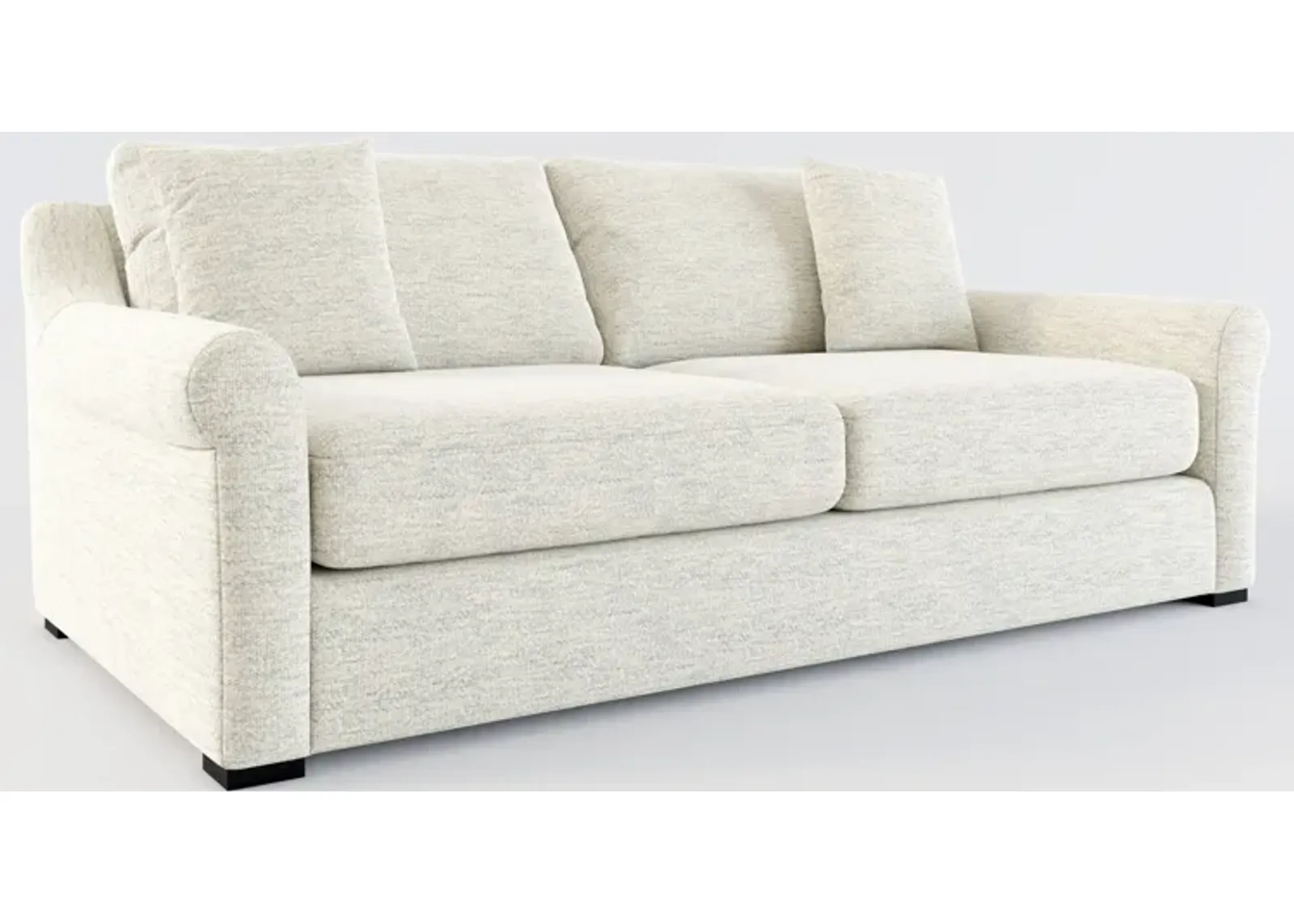 Bowery Foam Comfort 87" Sofa - Merino Chalk