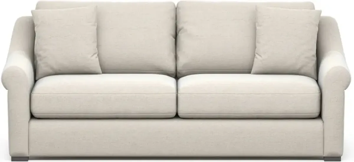 Bowery Foam Comfort 87" Sofa - Curious Pearl