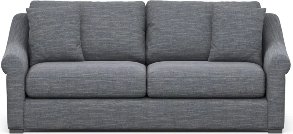 Bowery Foam Comfort 87" Sofa - Dudley Indigo