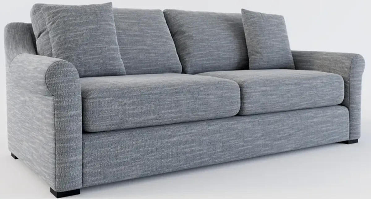 Bowery Foam Comfort 87" Sofa - Dudley Indigo