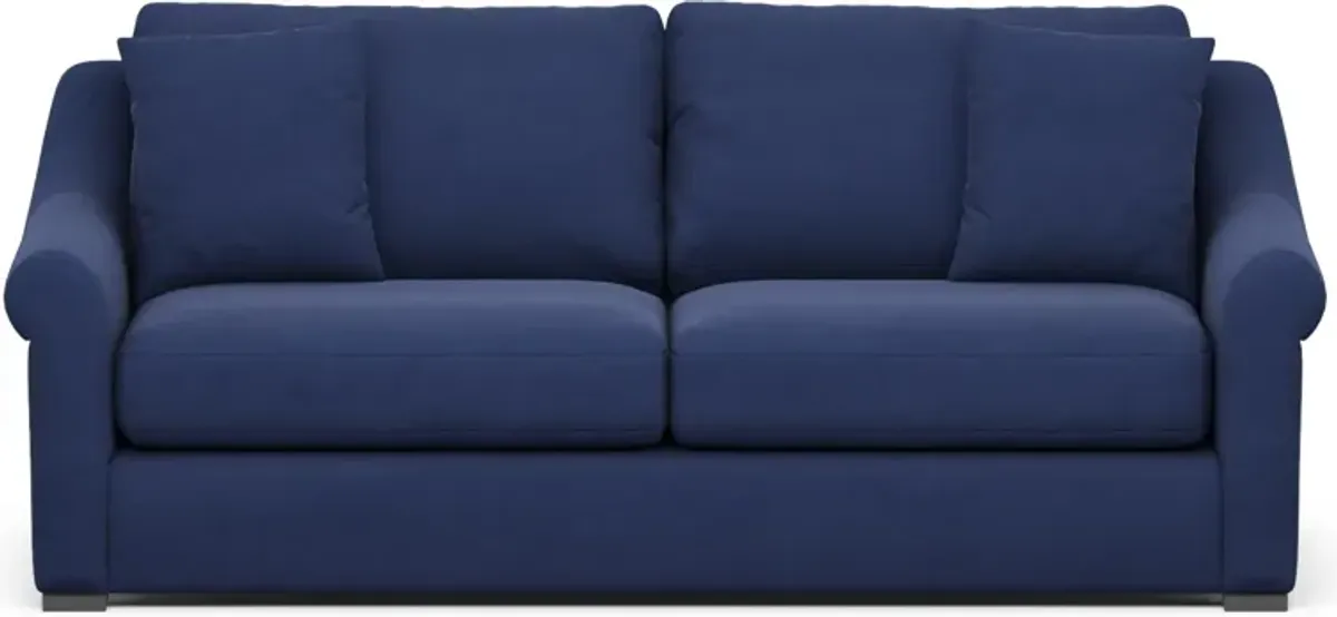 Bowery Foam Comfort 87" Sofa - Abington Indigo