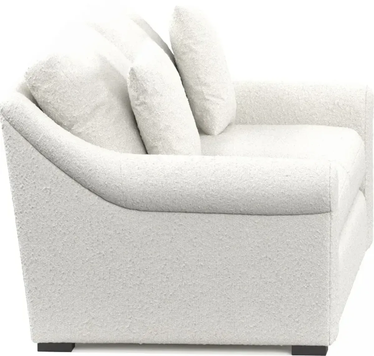 Bowery Foam Comfort 87" Sofa - Bloke Snow