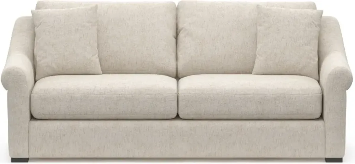 Bowery 87" Foam Comfort Sofa  - M Ivory