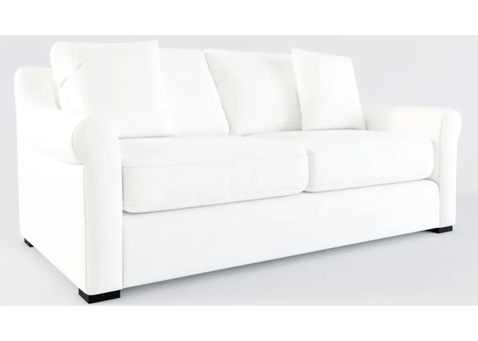 Bowery 77" Foam Comfort Sofa  - Contessa Vanilla