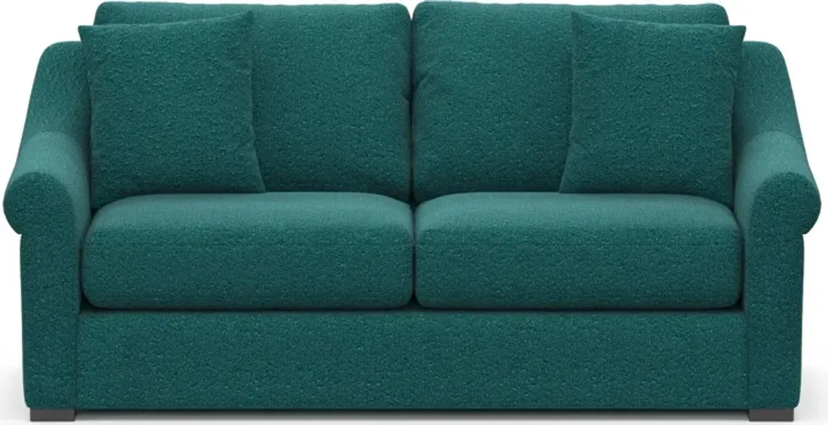 Bowery Foam Comfort 77" Sofa - Bloke Peacock