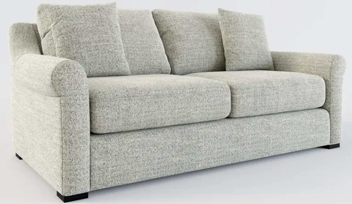 Bowery Foam Comfort 77" Sofa - Pandora Pepper