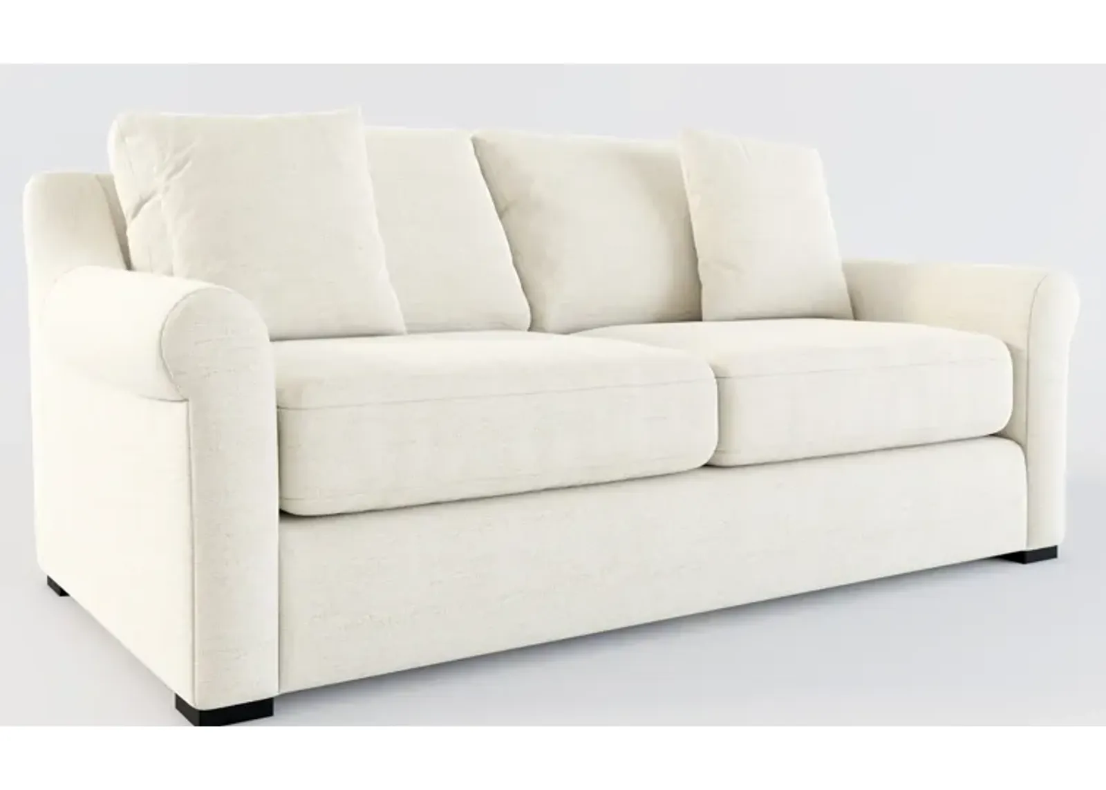 Bowery Foam Comfort 77" Sofa - Curious Pearl