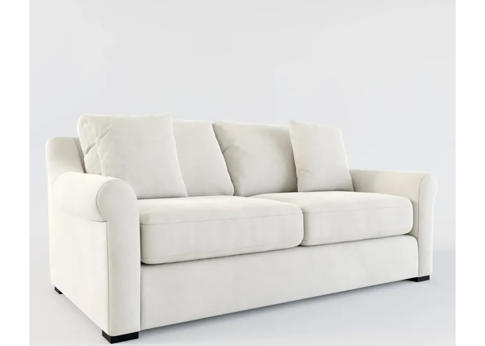 Bowery Foam Comfort 77" Sofa - Laurent Beach