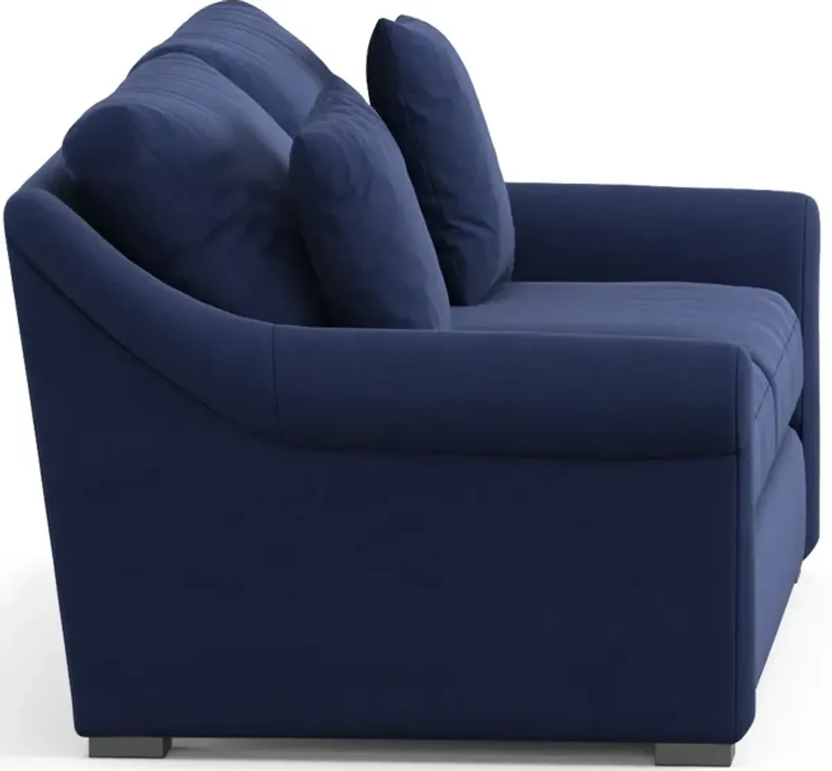 Bowery Foam Comfort 77" Sofa - Abington Indigo