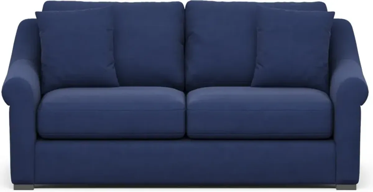 Bowery Foam Comfort 77" Sofa - Abington Indigo