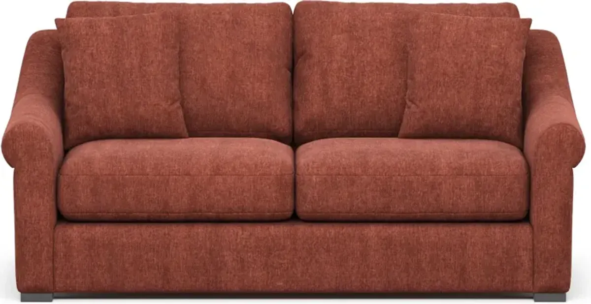 Bowery Foam Comfort 77" Sofa - Contessa Paprika