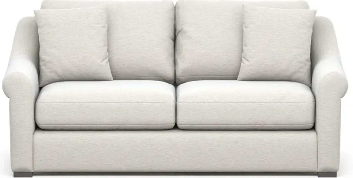 Bowery Foam Comfort 77" Sofa - Living Large White