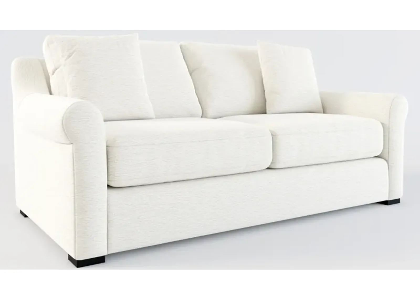 Bowery Foam Comfort 77" Sofa - Living Large White