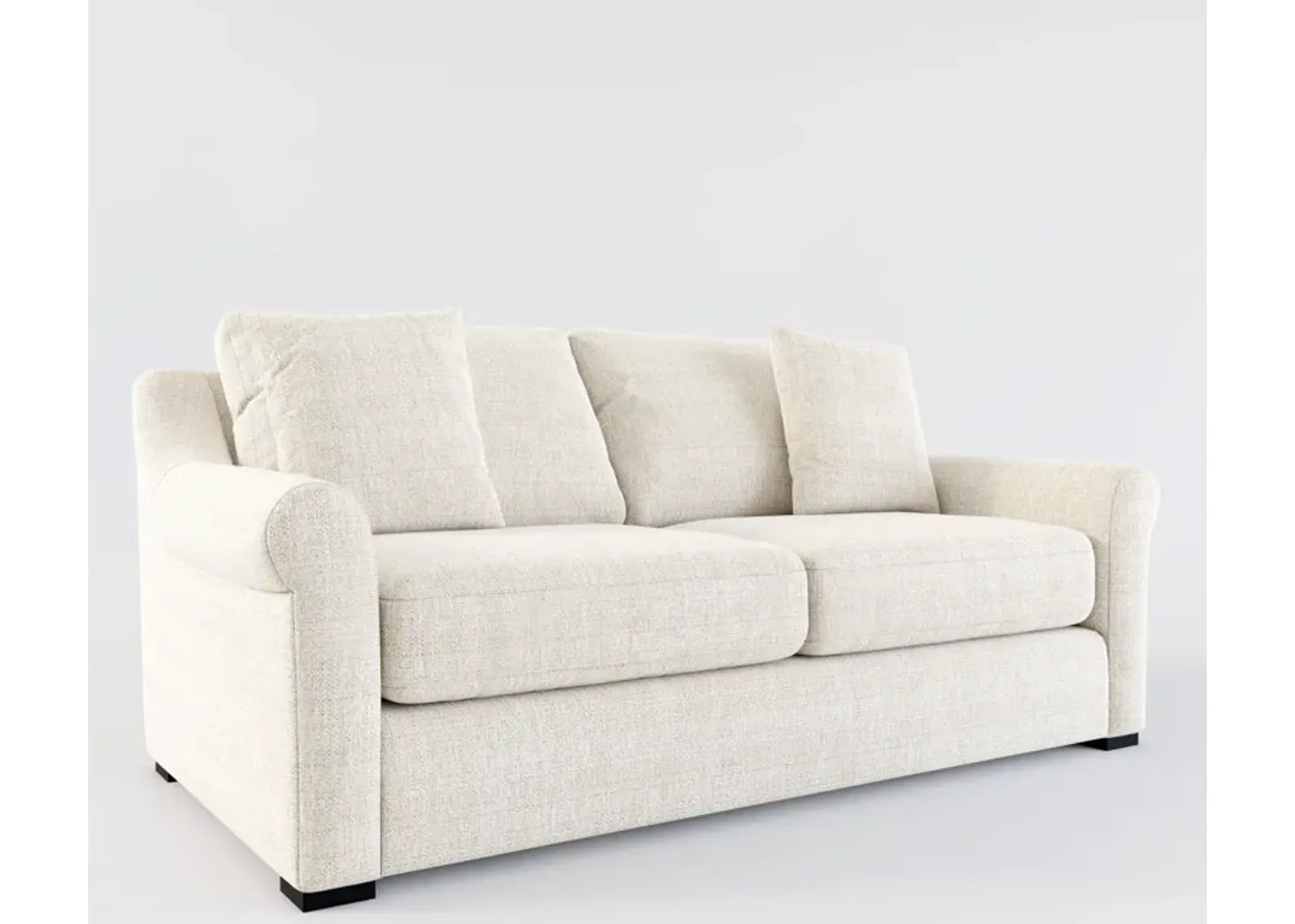 Bowery Foam Comfort 77" Sofa - Mason Porcelain