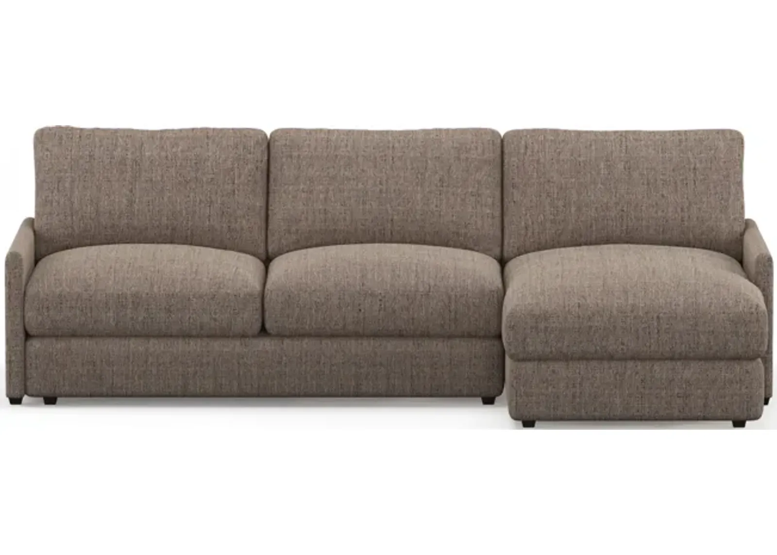 Jasper Foam Comfort 2-Piece Sectional with Right-Facing Chaise - Mason Flint