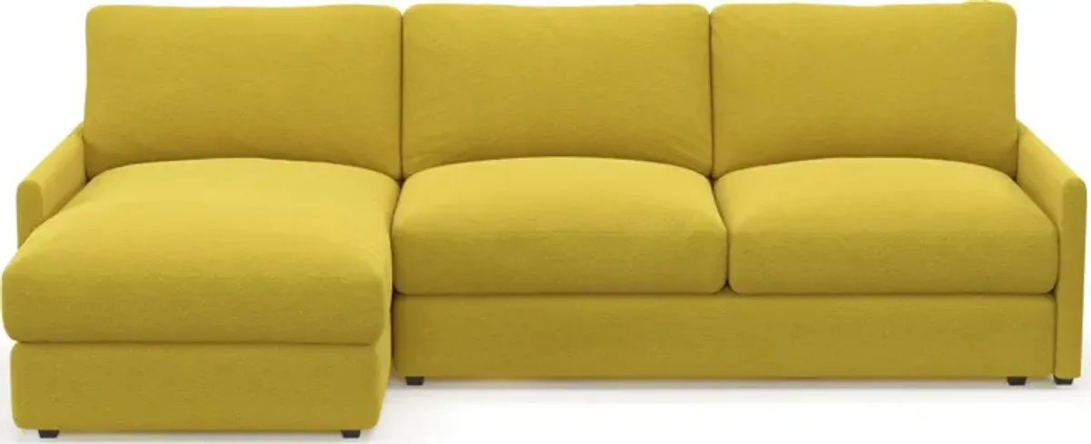 Jasper Foam Comfort 2-Piece Sectional with Left-Facing Chaise - Bloke Goldenrod