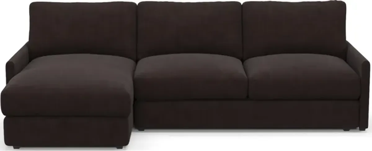 Jasper Foam Comfort 2-Piece Sectional with Left-Facing Chaise