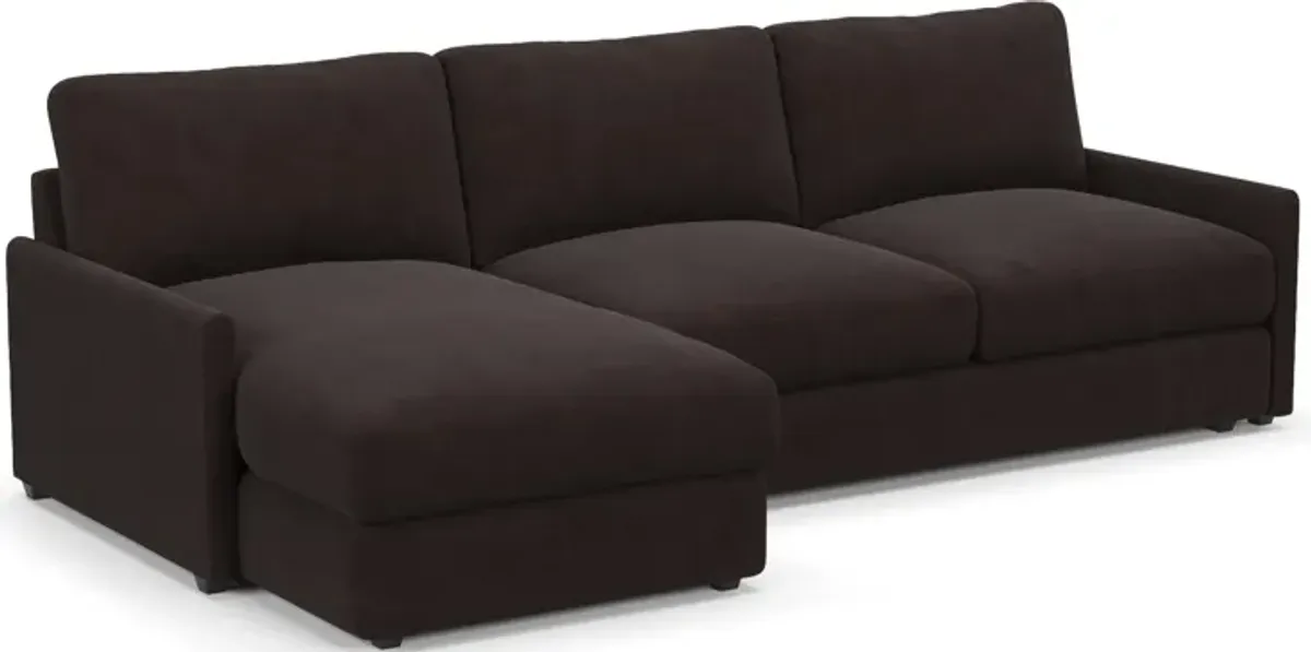 Jasper Foam Comfort 2-Piece Sectional with Left-Facing Chaise