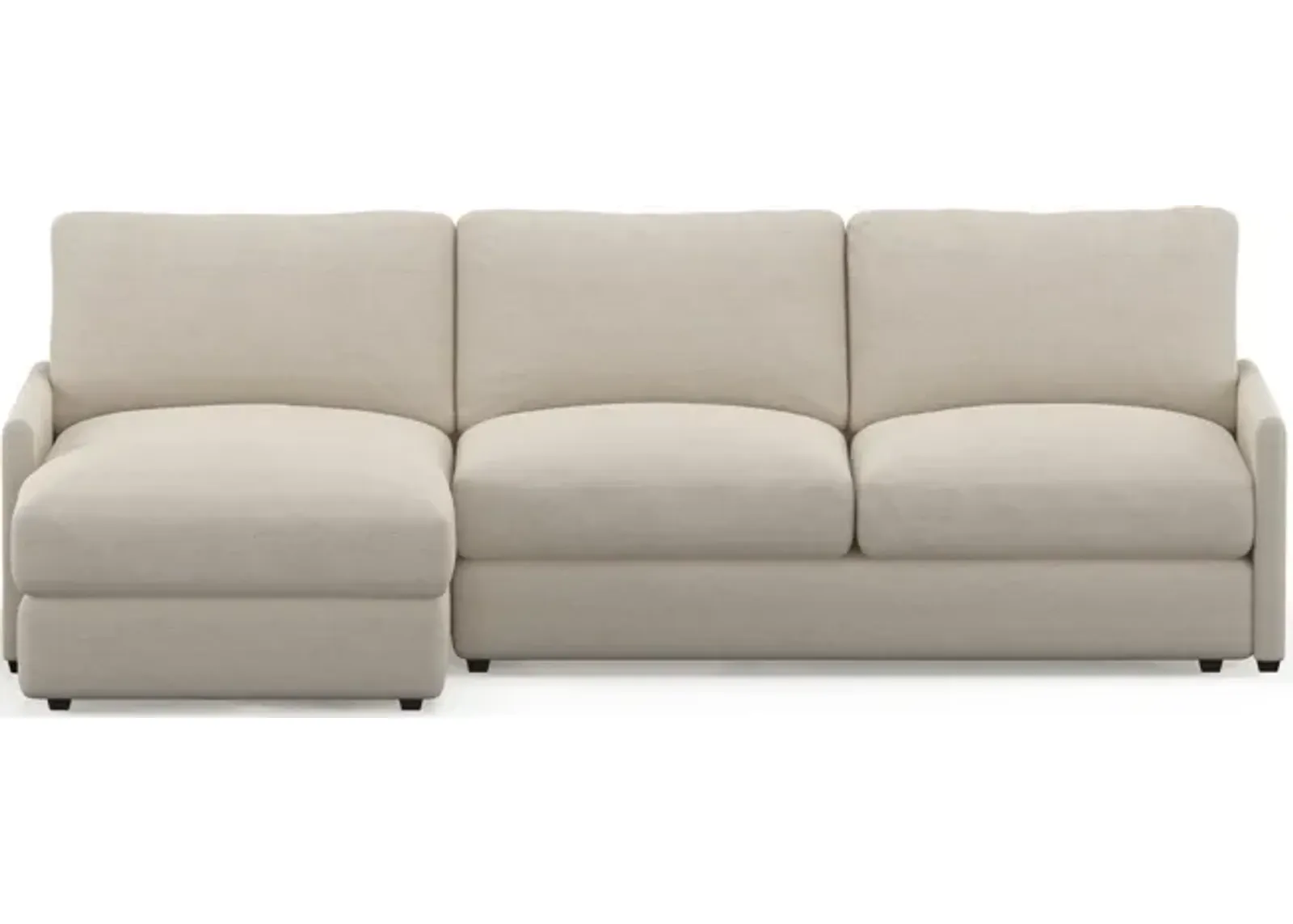 Jasper Foam Comfort 2-Piece Sectional with Left-Facing Chaise - Curious Pearl