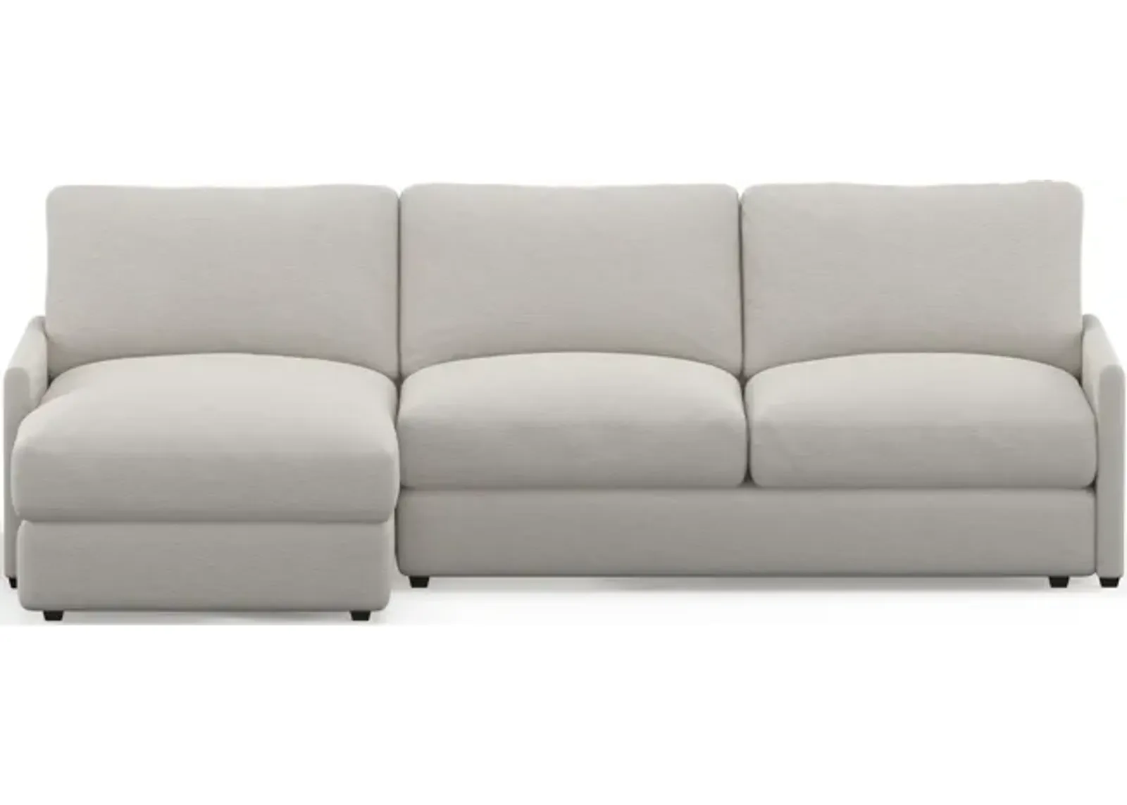 Jasper Foam Comfort 2-Piece Sectional with Left-Facing Chaise - Everton Grey