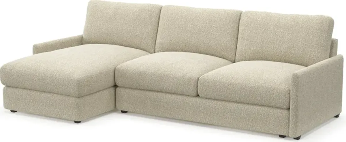 Jasper Foam Comfort 2-Piece Sectional with Left-Facing Chaise - Bloke Cotton