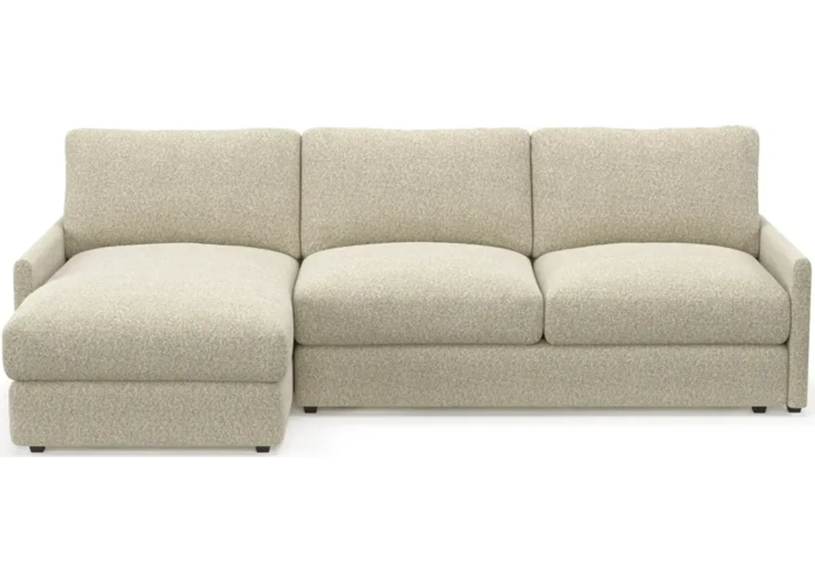 Jasper Foam Comfort 2-Piece Sectional with Left-Facing Chaise - Bloke Cotton