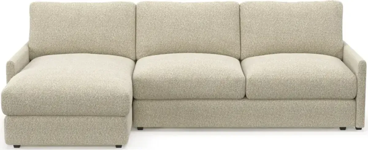 Jasper Foam Comfort 2-Piece Sectional with Left-Facing Chaise - Bloke Cotton