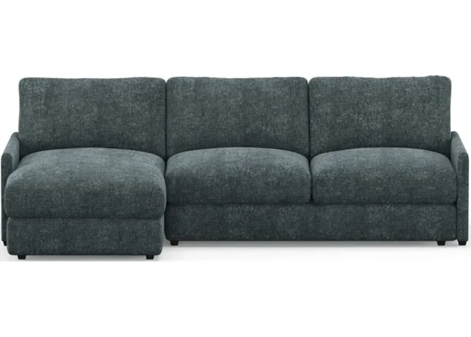 Jasper Hybrid Comfort 2-Piece Sectional with Left-Facing Chaise - Contessa Shadow