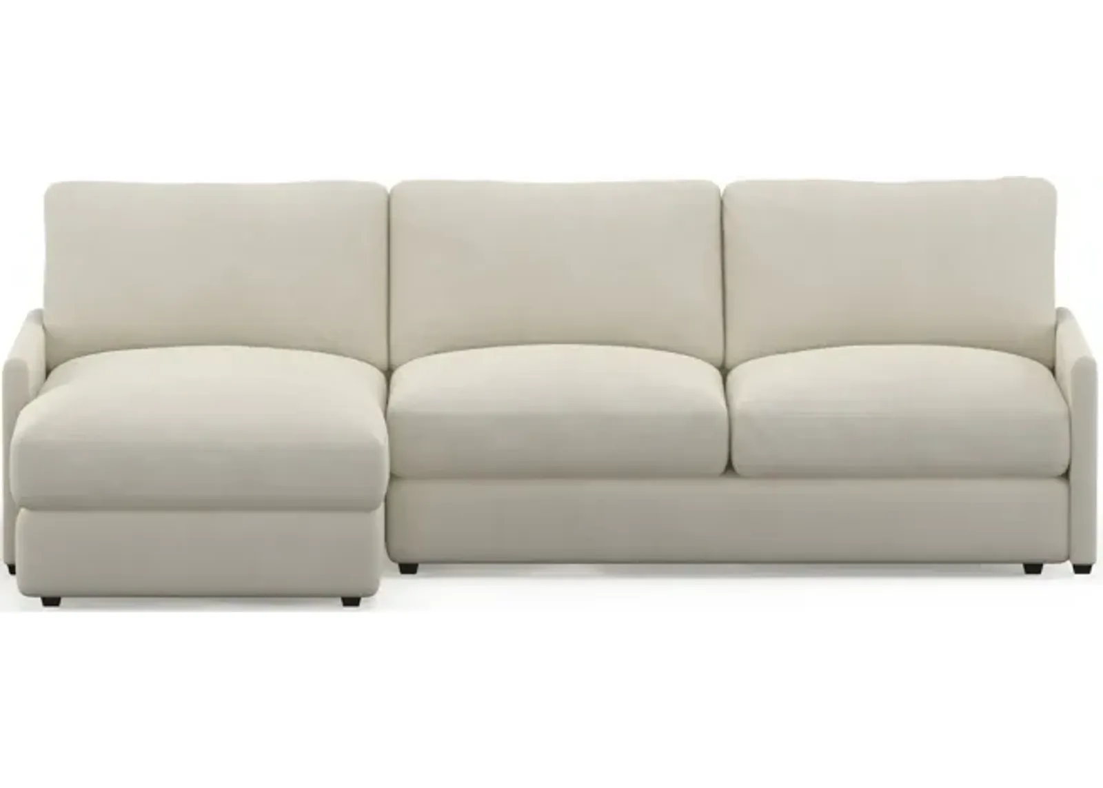 Jasper Hybrid Comfort 2-Piece Sectional with Left-Facing Chaise - Laurent Beach