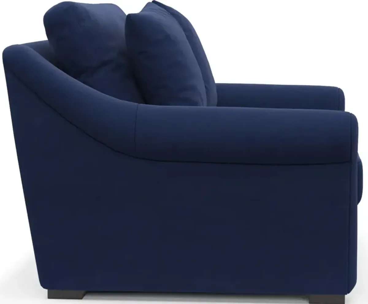 Bowery Foam Comfort Chair and a Half - Abington Indigo