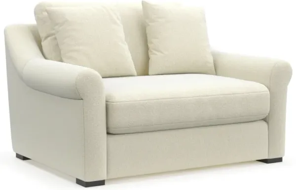 Bowery Foam Comfort Eco Performance Chair and a Half - Fincher Ivory