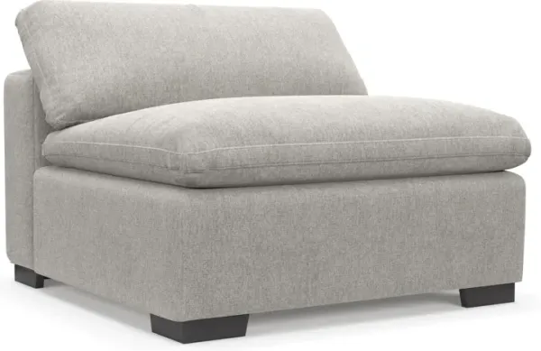 Plush Core Comfort Armless Chair - Burmese Granite