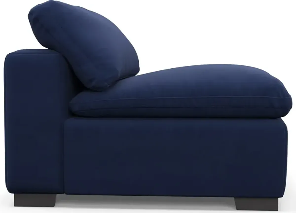 Plush Core Comfort Armless Chair - Abington Indigo