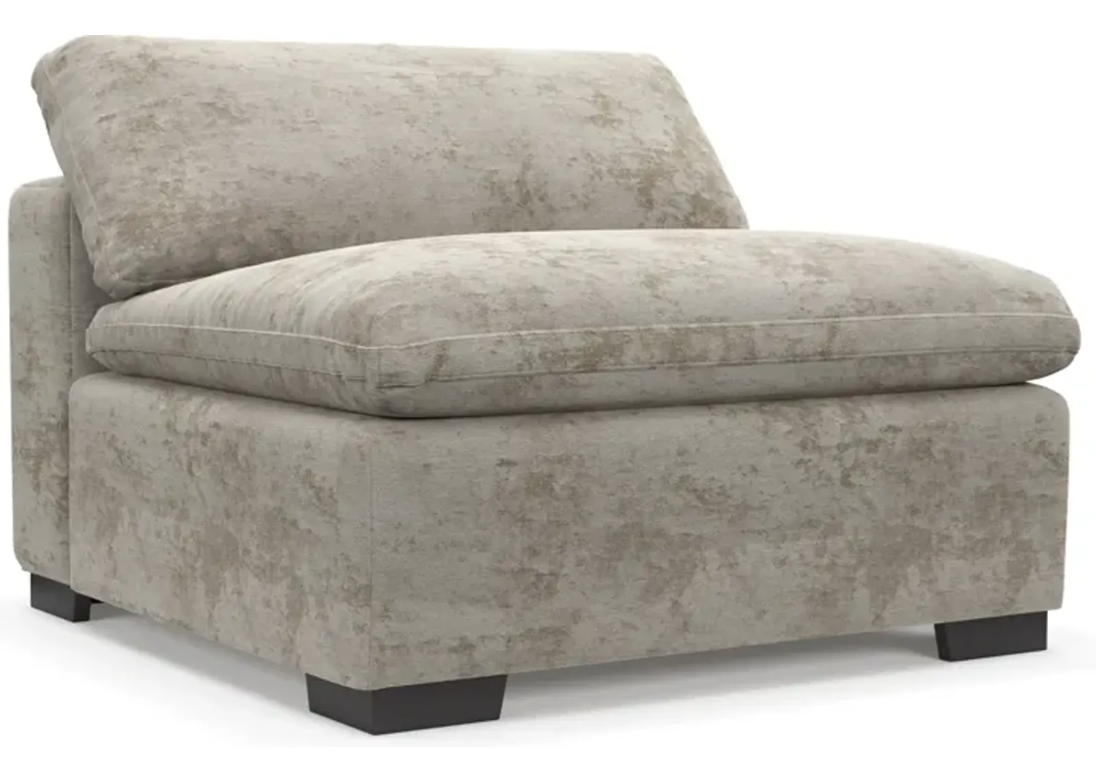 Plush Core Comfort Armless Chair - Hearth Cement